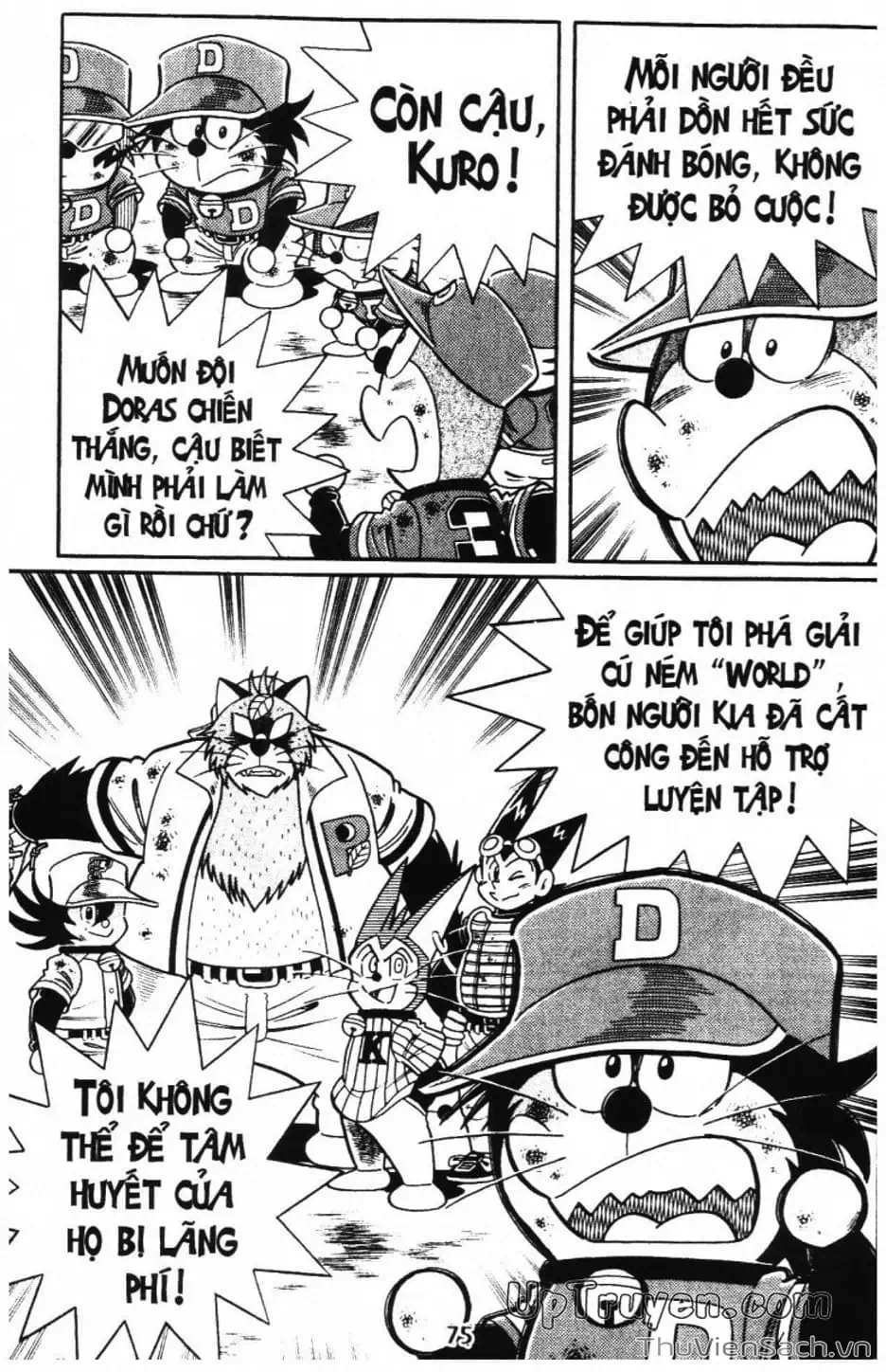 Truyện Tranh Doraemon Bóng Chày trang 3