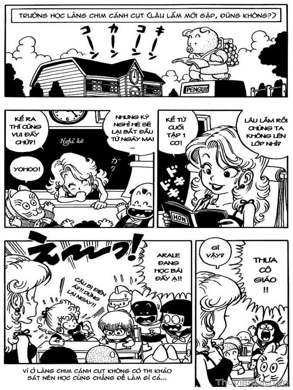 Truyện Tranh Tiến Sĩ Slump - Dr. Slump trang 4
