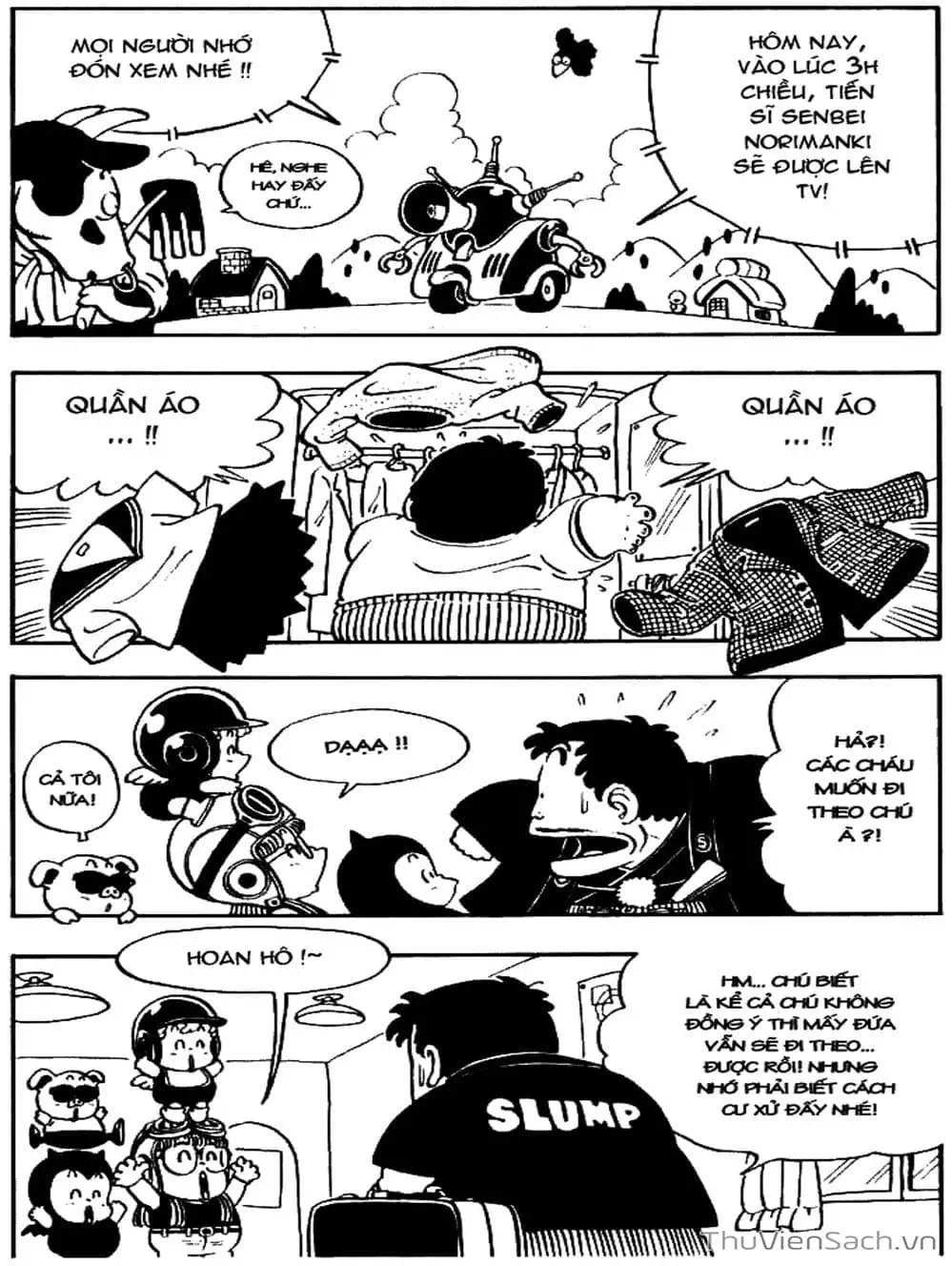 Truyện Tranh Tiến Sĩ Slump - Dr. Slump trang 4