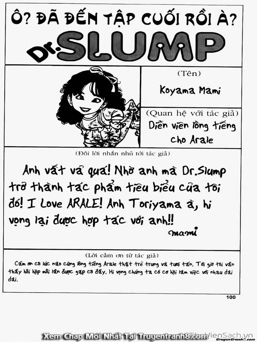 Truyện Tranh Tiến Sĩ Slump - Dr. Slump trang 1828