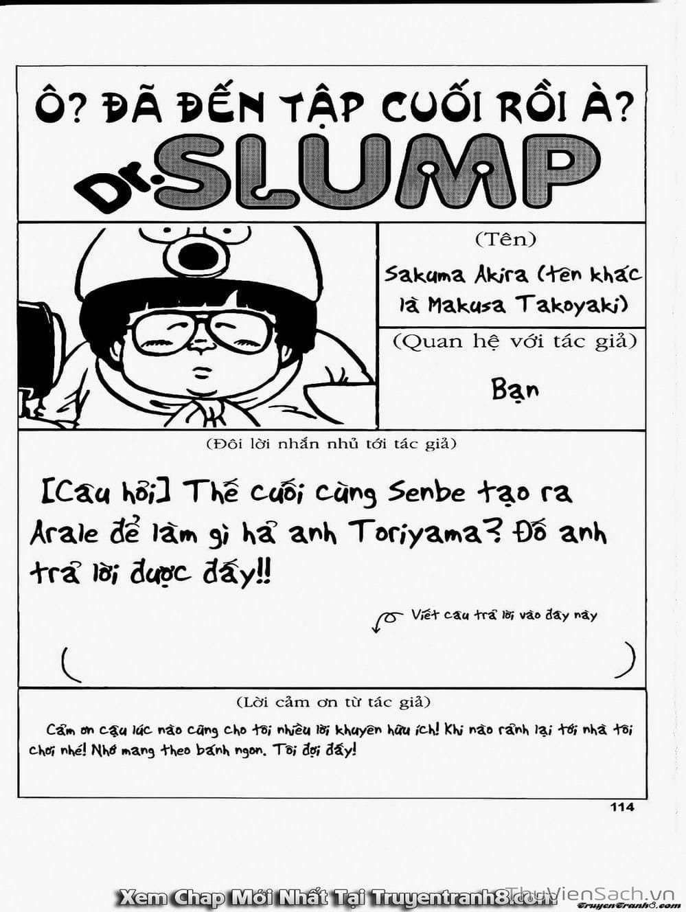 Truyện Tranh Tiến Sĩ Slump - Dr. Slump trang 1842