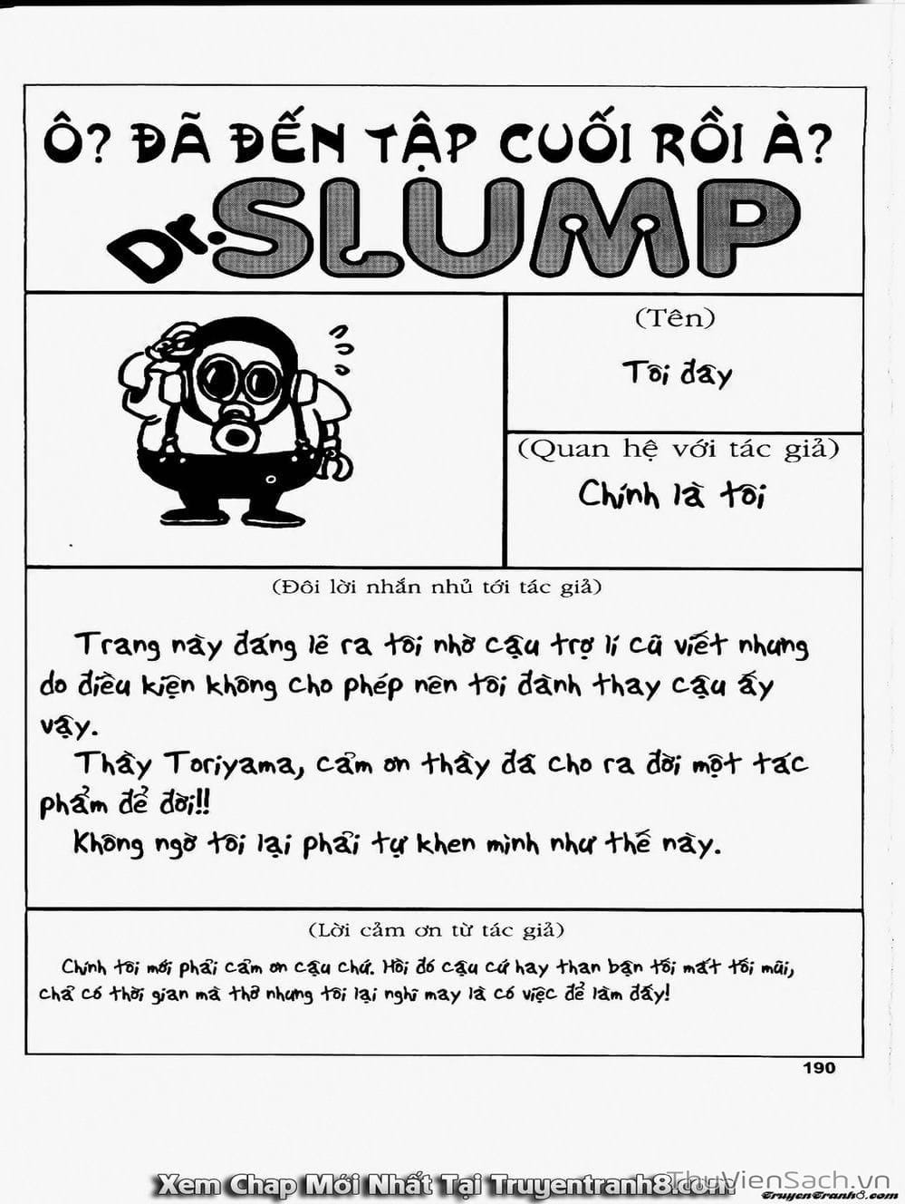 Truyện Tranh Tiến Sĩ Slump - Dr. Slump trang 4