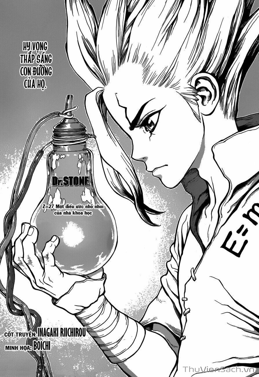 Truyện Tranh Dr. Stone - Hồi Sinh Thế Giới trang 3