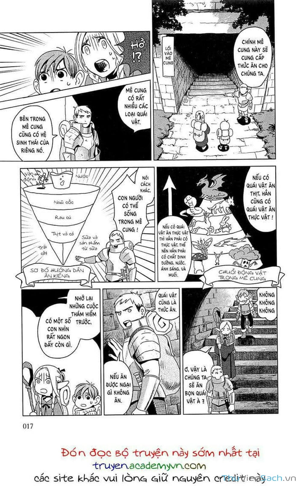 Truyện Tranh Mỹ Vị Hầm Ngục - Dungeon Meshi trang 4
