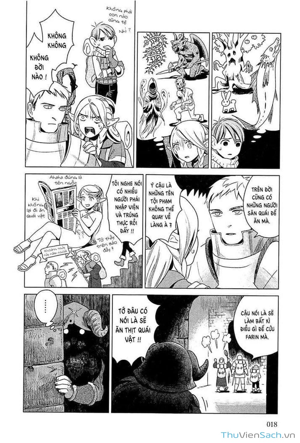 Truyện Tranh Mỹ Vị Hầm Ngục - Dungeon Meshi trang 4