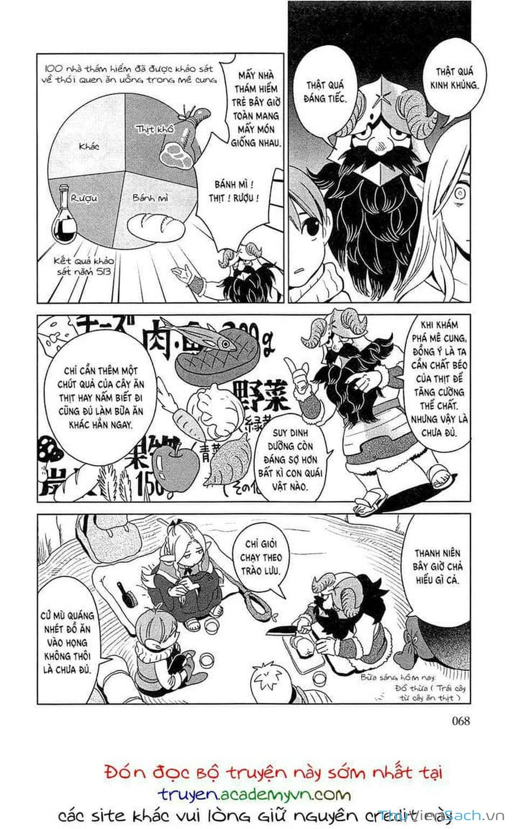 Truyện Tranh Mỹ Vị Hầm Ngục - Dungeon Meshi trang 4