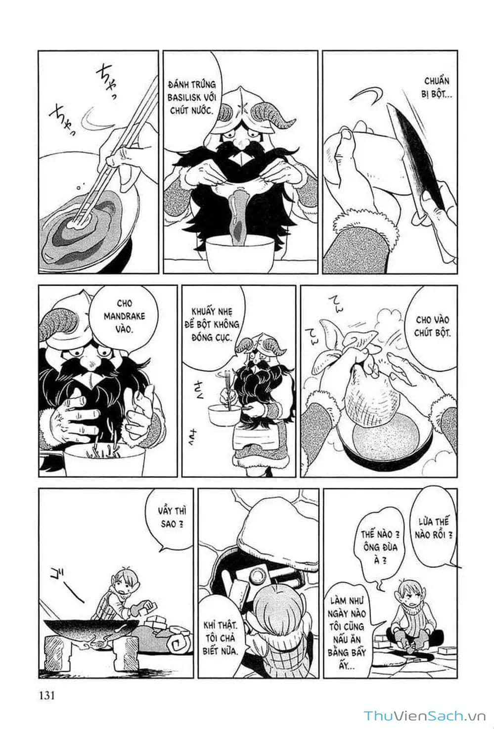 Truyện Tranh Mỹ Vị Hầm Ngục - Dungeon Meshi trang 4