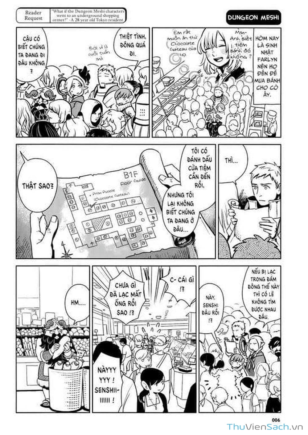 Truyện Tranh Mỹ Vị Hầm Ngục - Dungeon Meshi trang 4