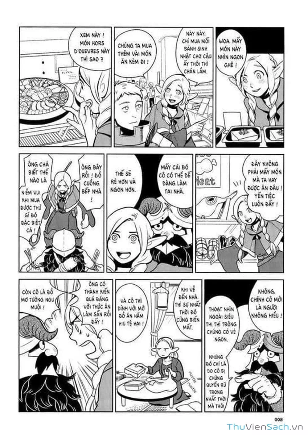 Truyện Tranh Mỹ Vị Hầm Ngục - Dungeon Meshi trang 4