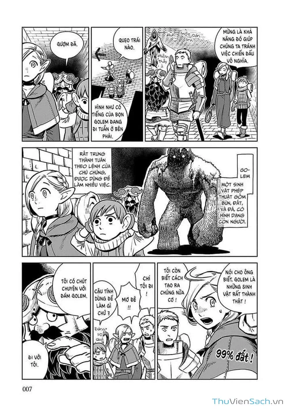 Truyện Tranh Mỹ Vị Hầm Ngục - Dungeon Meshi trang 4