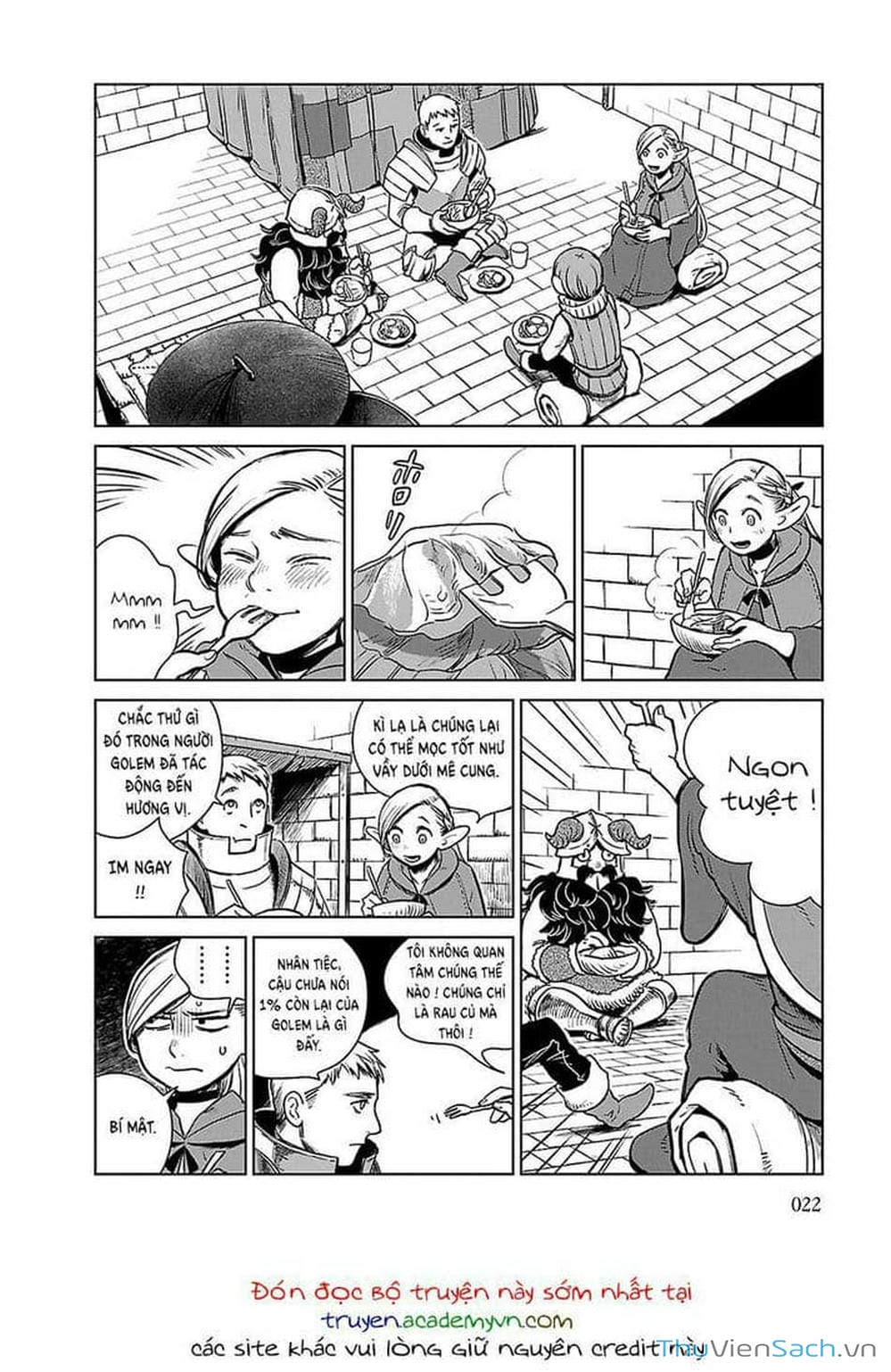 Truyện Tranh Mỹ Vị Hầm Ngục - Dungeon Meshi trang 4