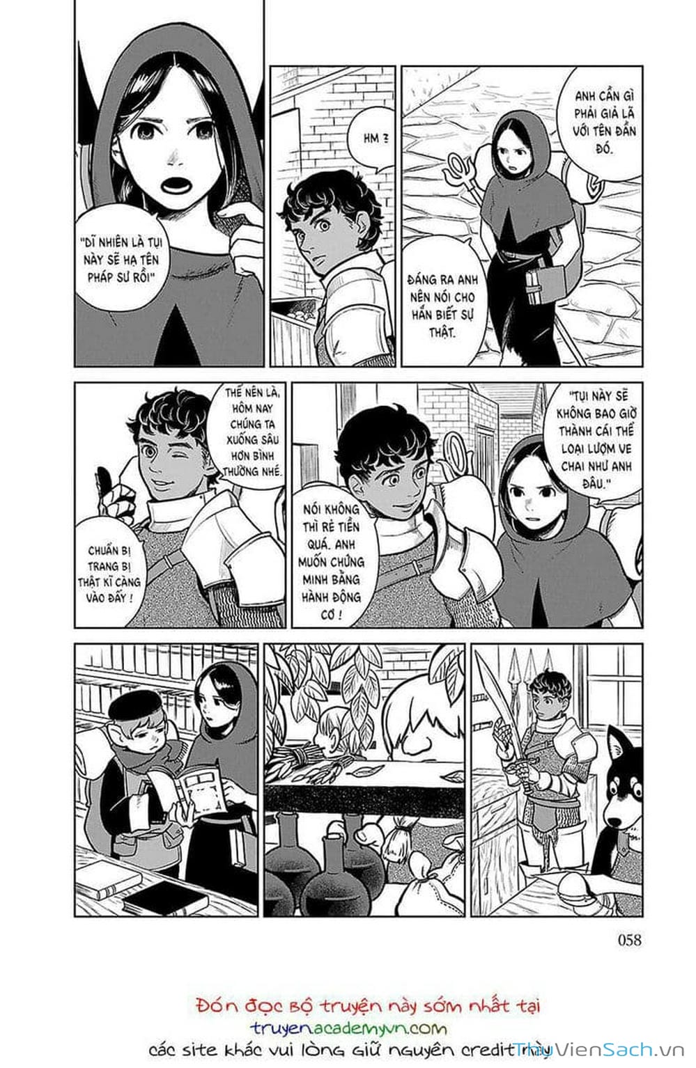 Truyện Tranh Mỹ Vị Hầm Ngục - Dungeon Meshi trang 4