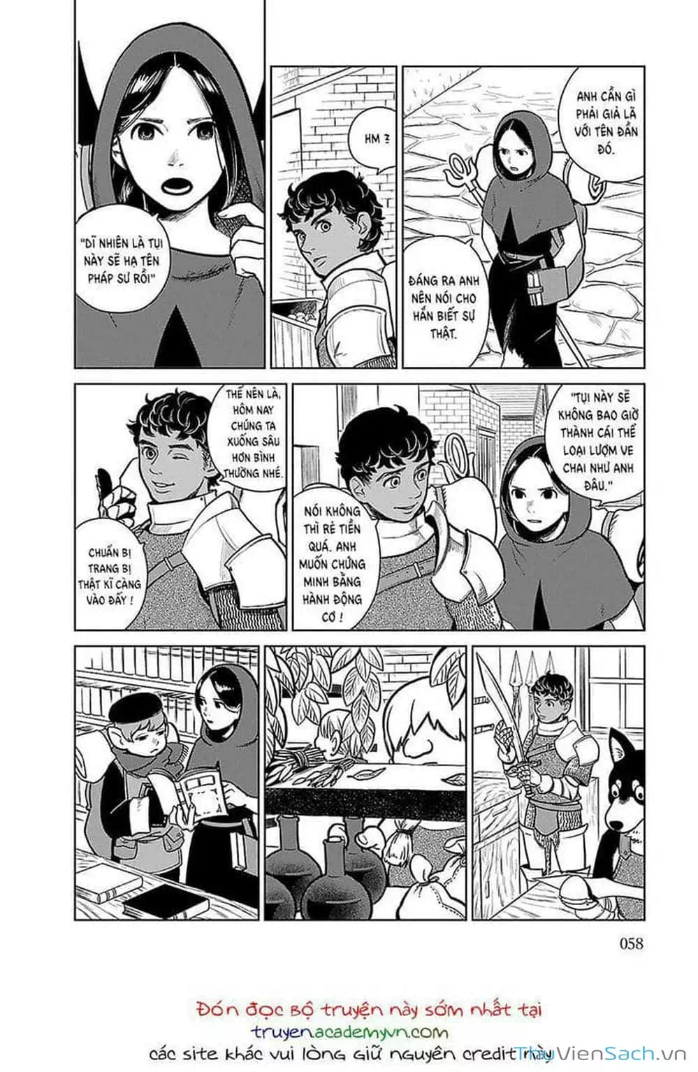 Truyện Tranh Mỹ Vị Hầm Ngục - Dungeon Meshi trang 4