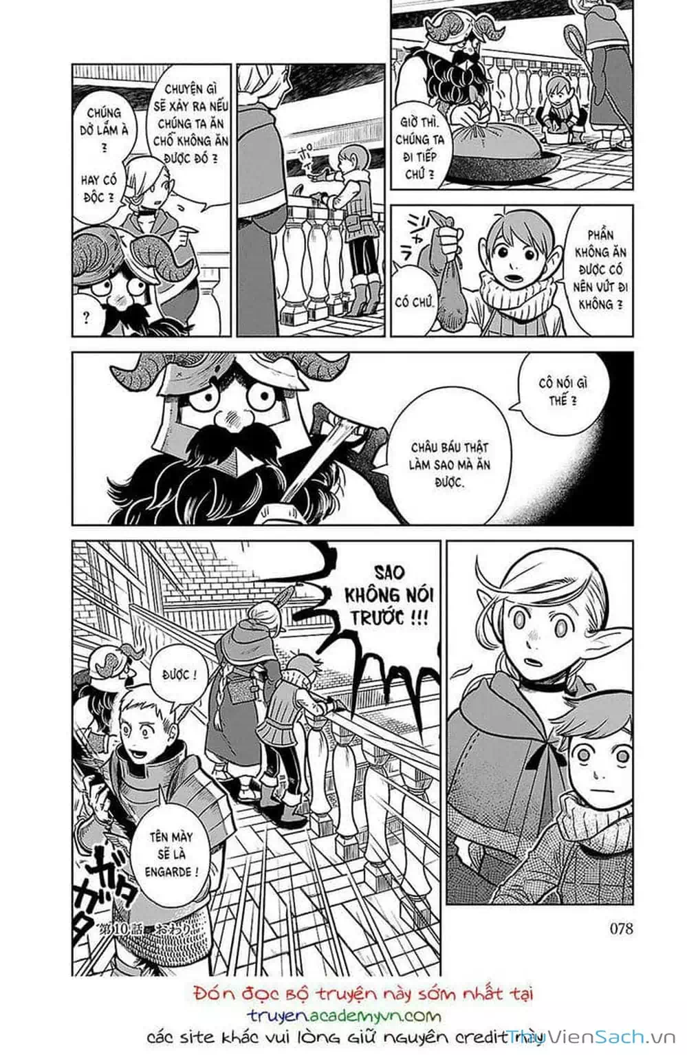 Truyện Tranh Mỹ Vị Hầm Ngục - Dungeon Meshi trang 4