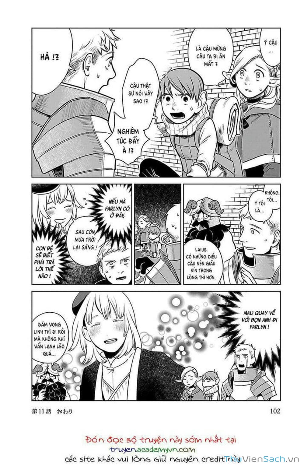 Truyện Tranh Mỹ Vị Hầm Ngục - Dungeon Meshi trang 4