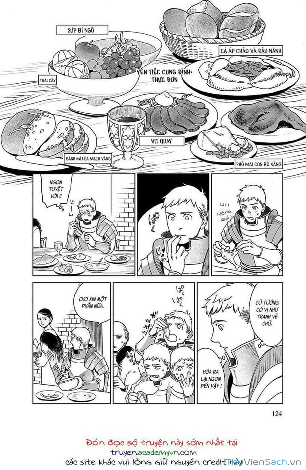 Truyện Tranh Mỹ Vị Hầm Ngục - Dungeon Meshi trang 4