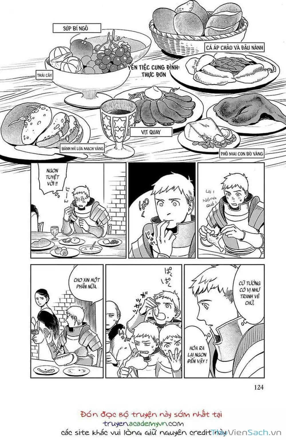 Truyện Tranh Mỹ Vị Hầm Ngục - Dungeon Meshi trang 4