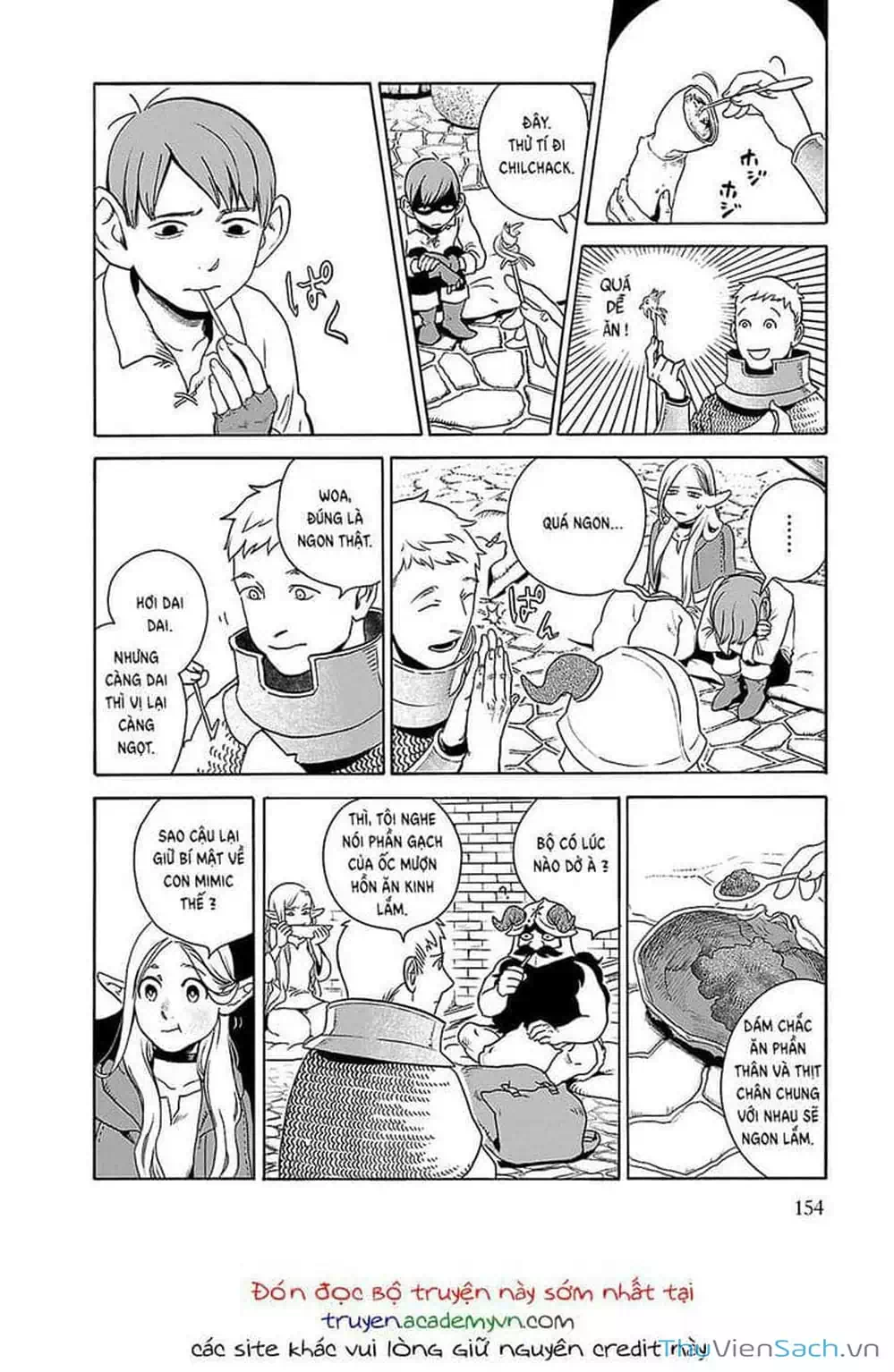 Truyện Tranh Mỹ Vị Hầm Ngục - Dungeon Meshi trang 4