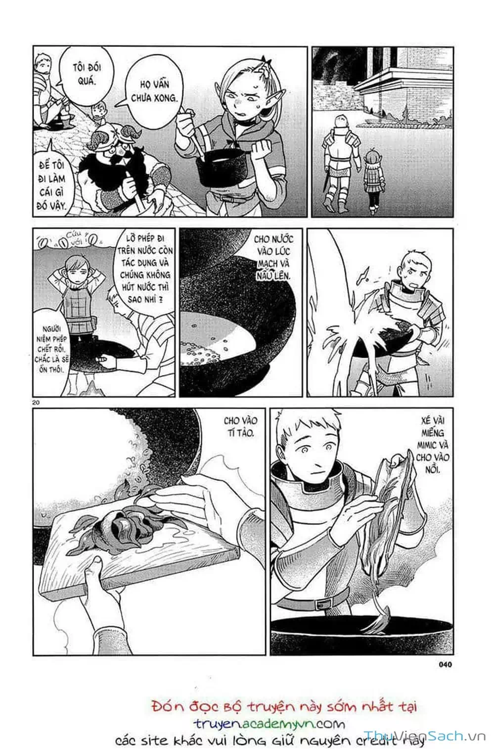 Truyện Tranh Mỹ Vị Hầm Ngục - Dungeon Meshi trang 4