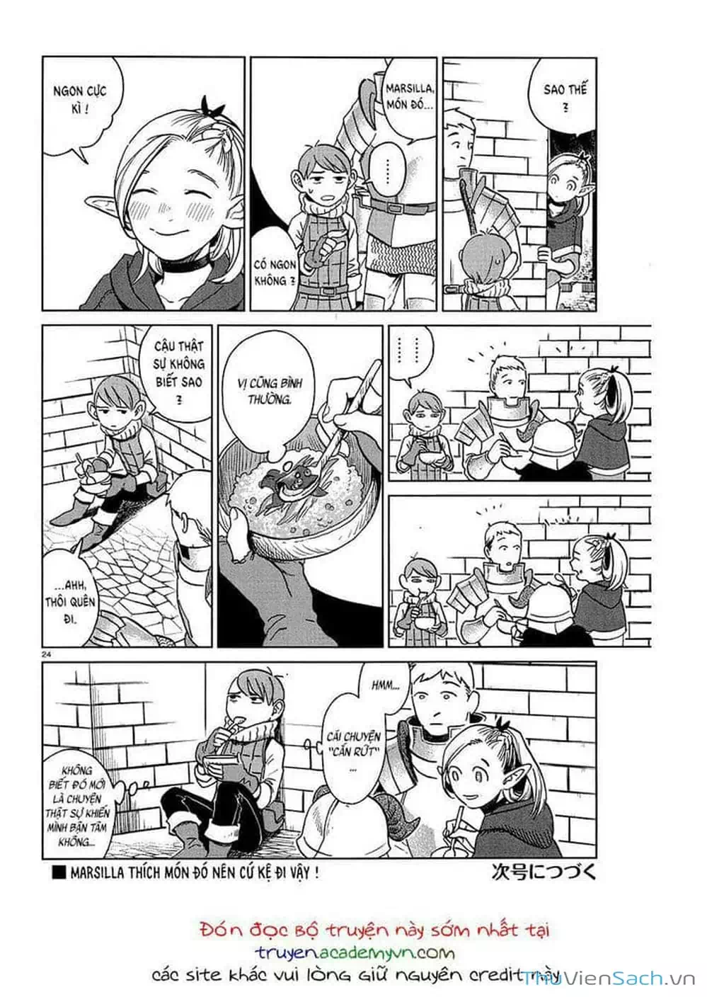 Truyện Tranh Mỹ Vị Hầm Ngục - Dungeon Meshi trang 4