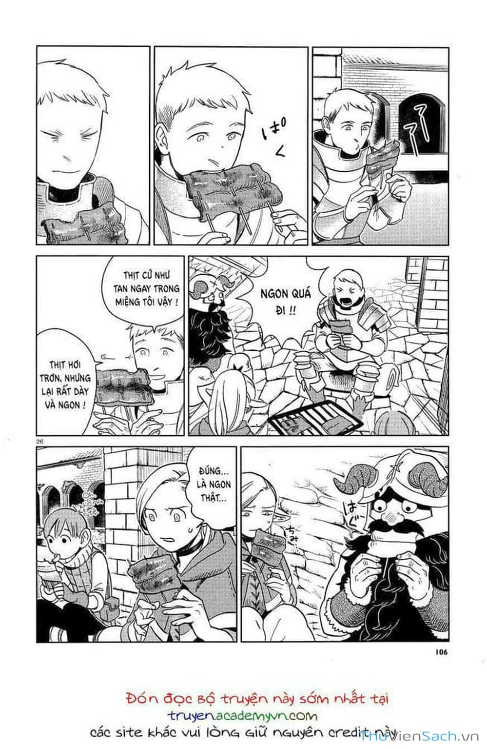 Truyện Tranh Mỹ Vị Hầm Ngục - Dungeon Meshi trang 4