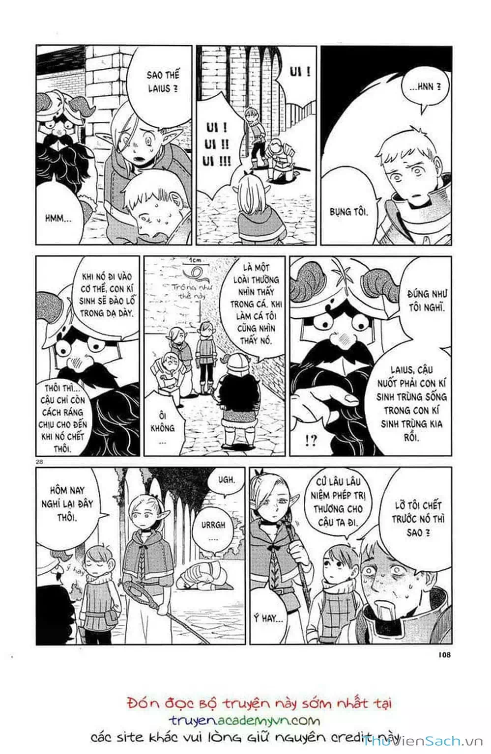 Truyện Tranh Mỹ Vị Hầm Ngục - Dungeon Meshi trang 4