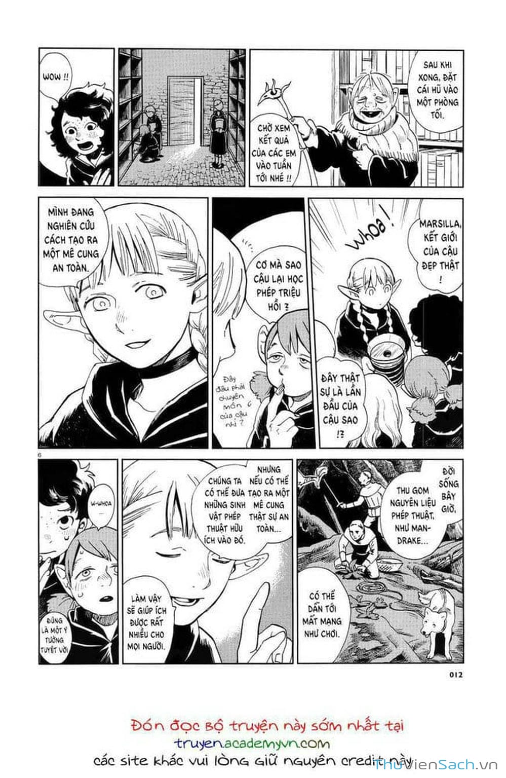 Truyện Tranh Mỹ Vị Hầm Ngục - Dungeon Meshi trang 4