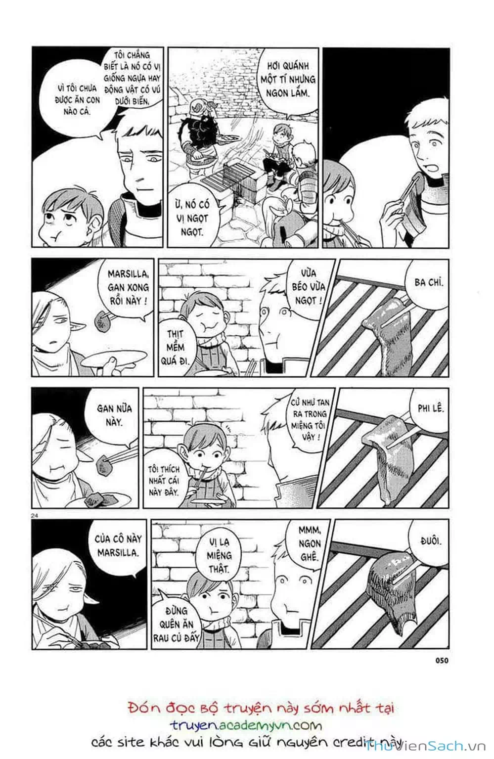 Truyện Tranh Mỹ Vị Hầm Ngục - Dungeon Meshi trang 4