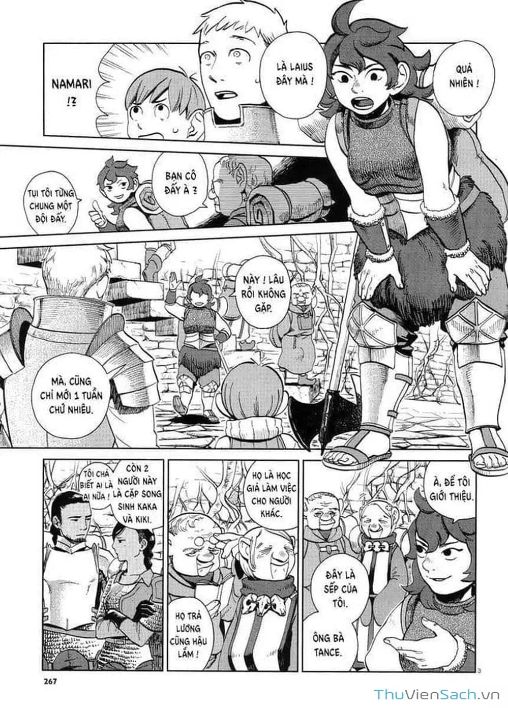 Truyện Tranh Mỹ Vị Hầm Ngục - Dungeon Meshi trang 4