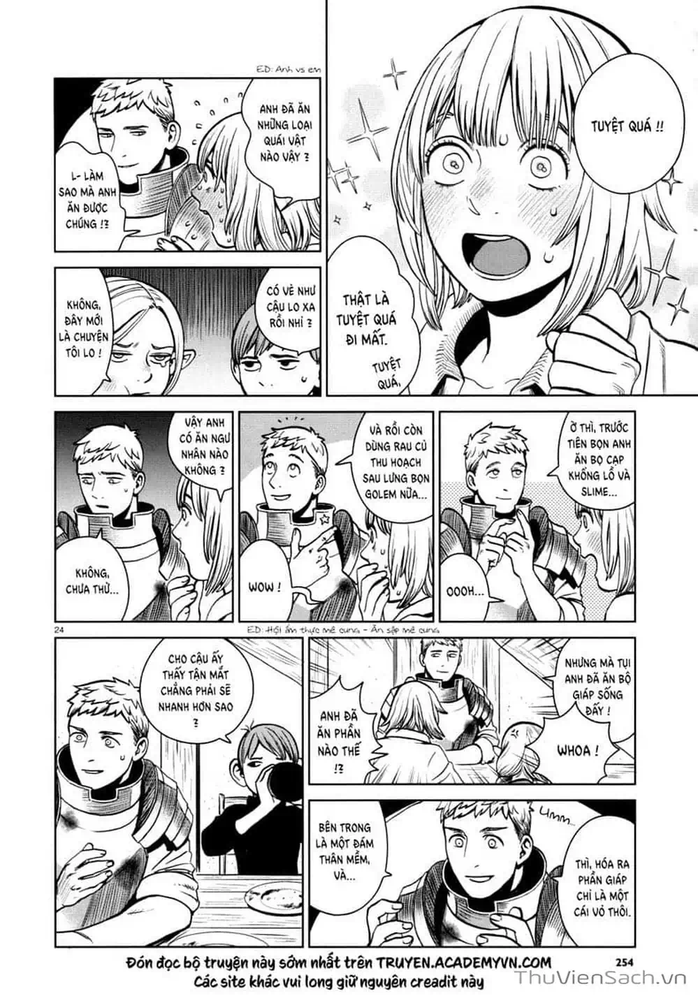 Truyện Tranh Mỹ Vị Hầm Ngục - Dungeon Meshi trang 4