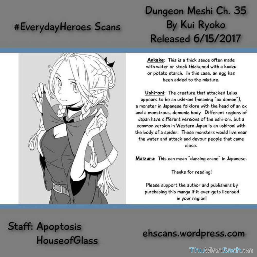 Truyện Tranh Mỹ Vị Hầm Ngục - Dungeon Meshi trang 4