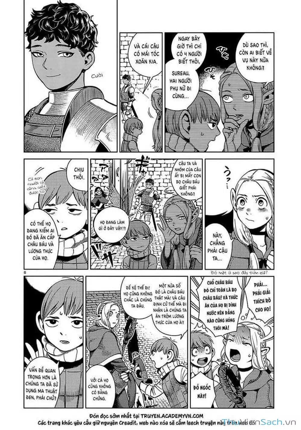 Truyện Tranh Mỹ Vị Hầm Ngục - Dungeon Meshi trang 4