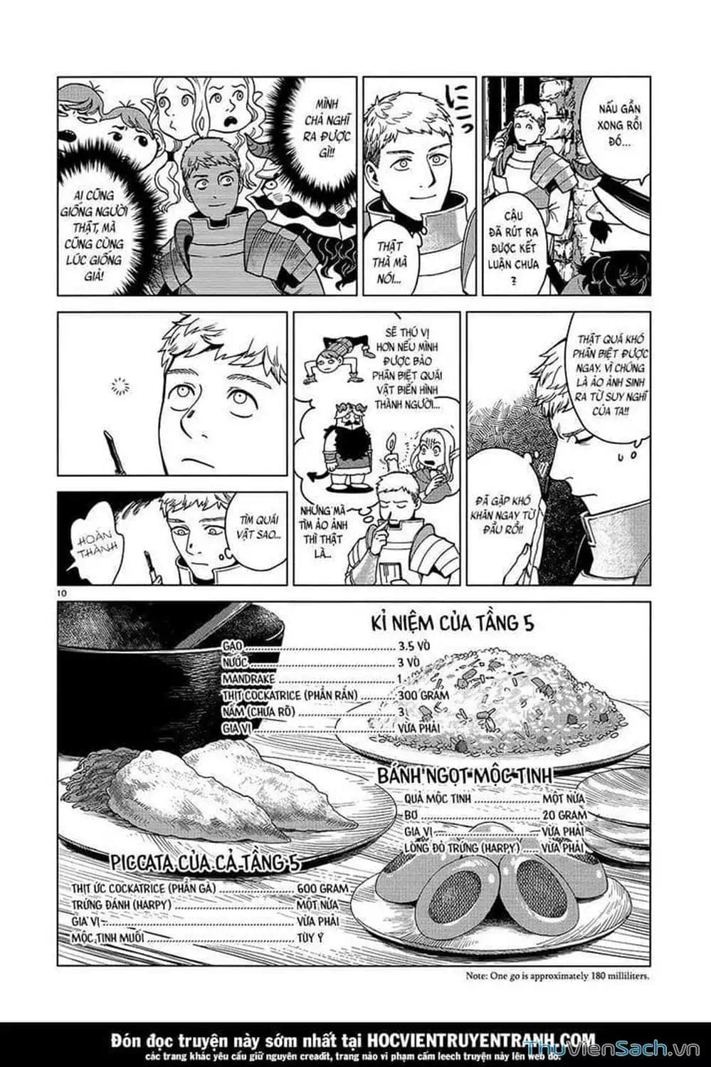 Truyện Tranh Mỹ Vị Hầm Ngục - Dungeon Meshi trang 4