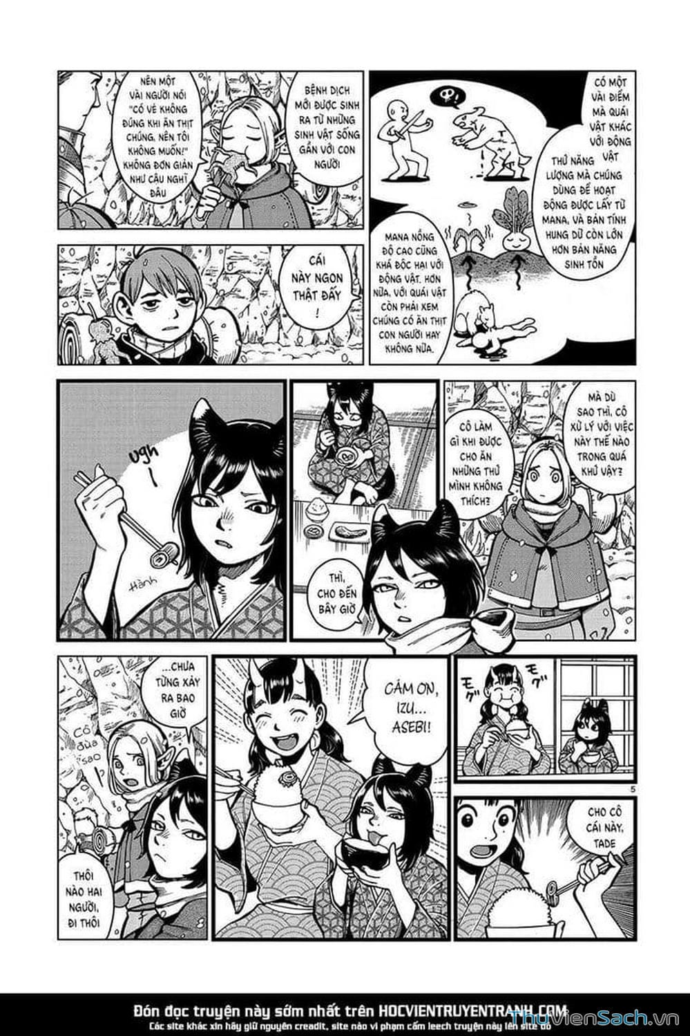 Truyện Tranh Mỹ Vị Hầm Ngục - Dungeon Meshi trang 4