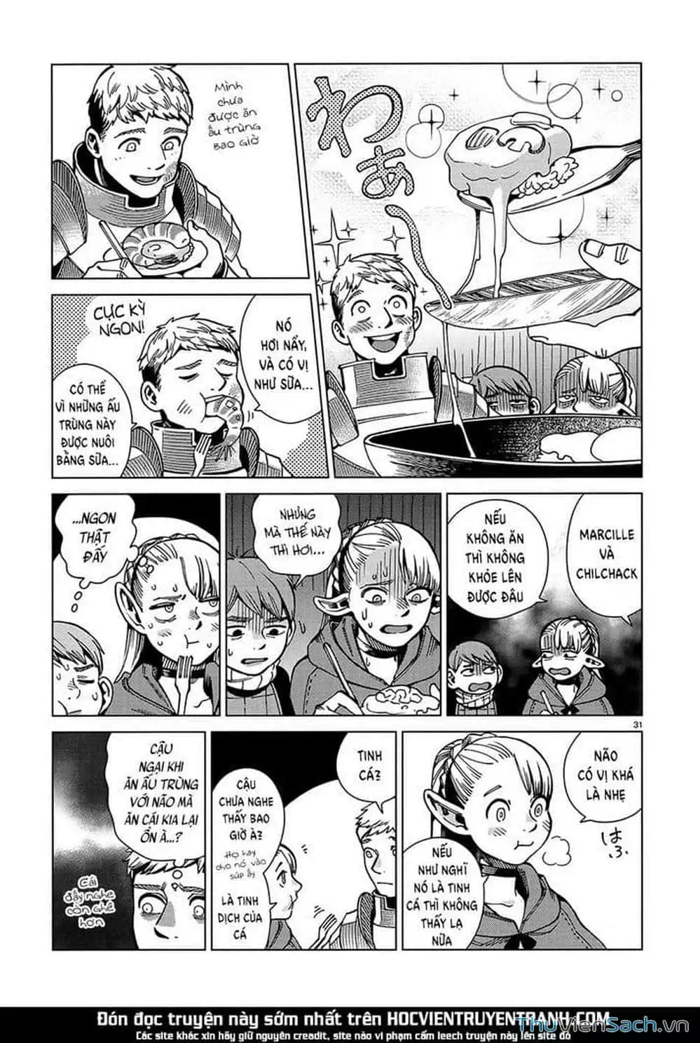 Truyện Tranh Mỹ Vị Hầm Ngục - Dungeon Meshi trang 4