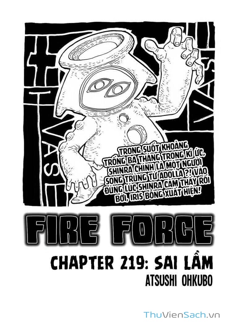 Truyện Tranh Biệt Đội Lính Cứu Hỏa - Fire Force trang 4