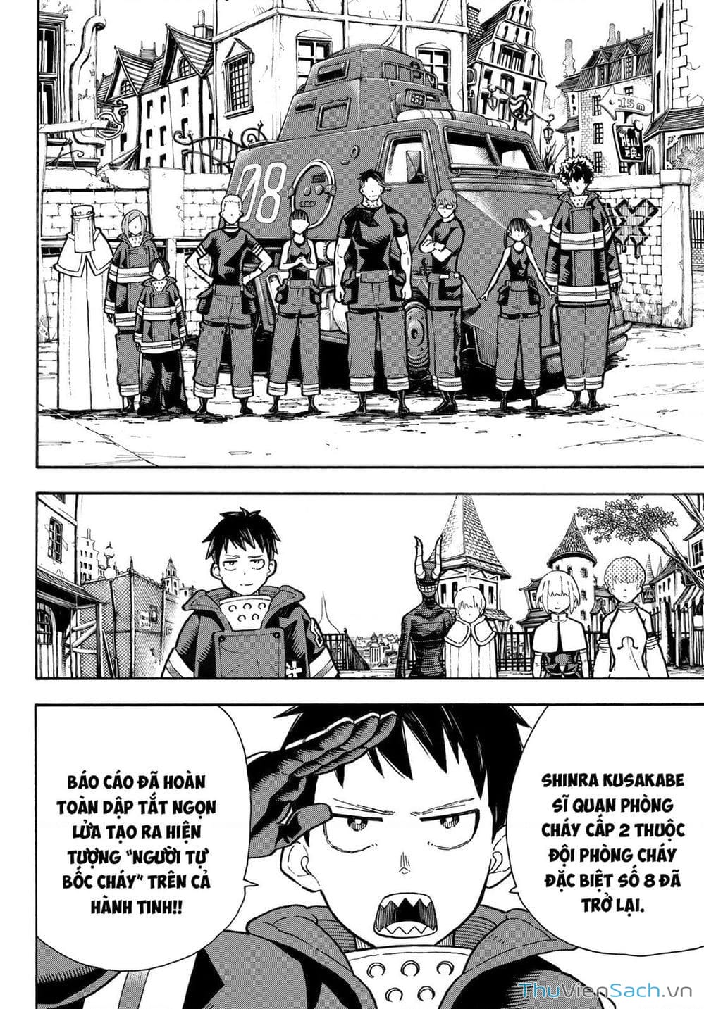 Truyện Tranh Biệt Đội Lính Cứu Hỏa - Fire Force trang 4