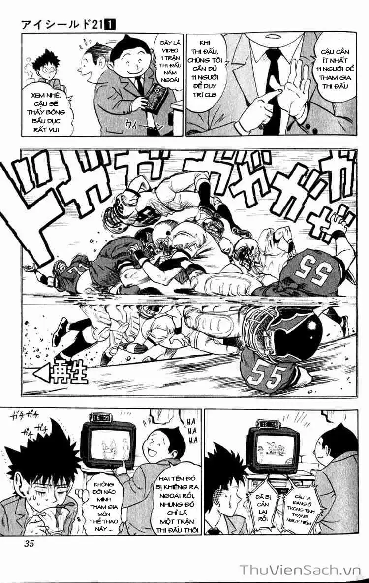 Truyện Tranh Lá Chắn Mắt - Eyeshield 21 trang 6
