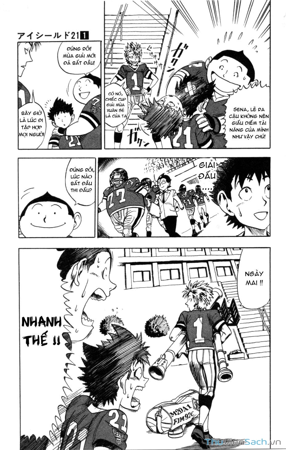 Truyện Tranh Lá Chắn Mắt - Eyeshield 21 trang 6