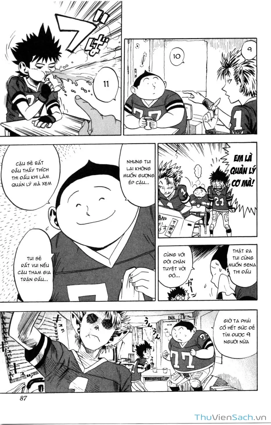 Truyện Tranh Lá Chắn Mắt - Eyeshield 21 trang 6