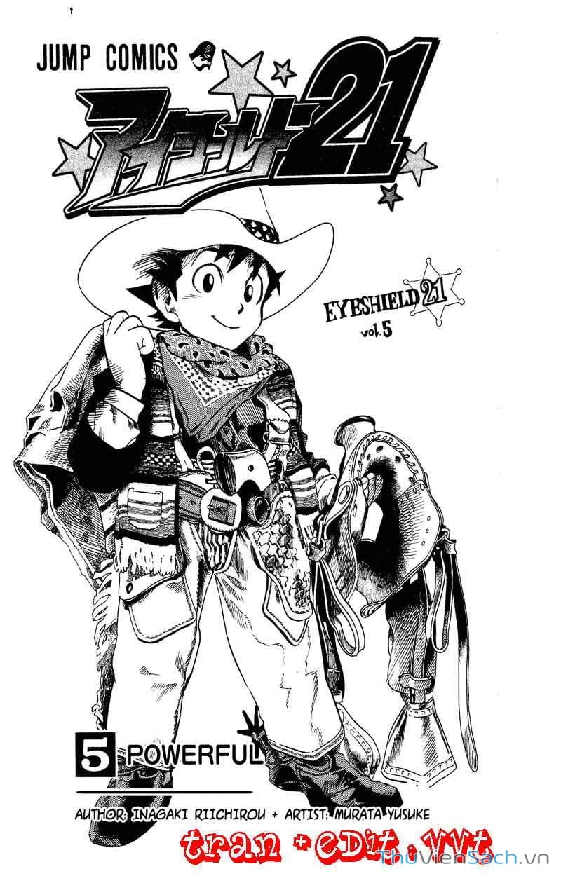 Truyện Tranh Lá Chắn Mắt - Eyeshield 21 trang 6