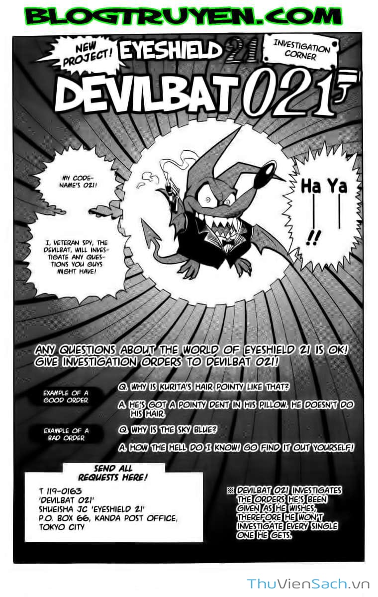 Truyện Tranh Lá Chắn Mắt - Eyeshield 21 trang 6