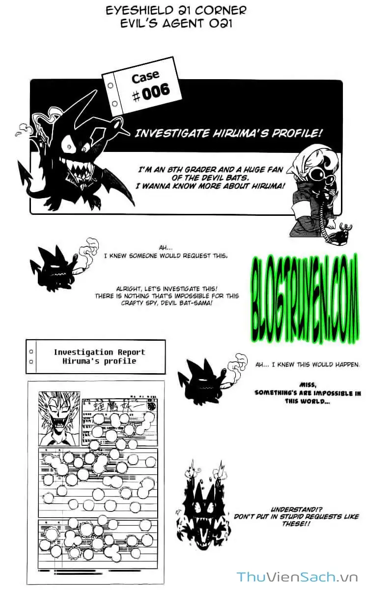 Truyện Tranh Lá Chắn Mắt - Eyeshield 21 trang 6