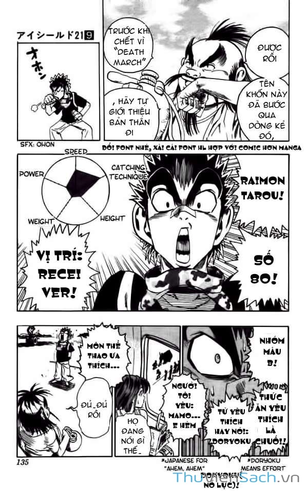 Truyện Tranh Lá Chắn Mắt - Eyeshield 21 trang 6