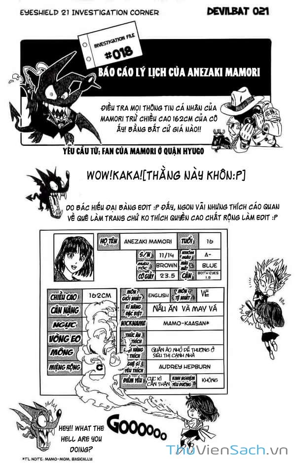 Truyện Tranh Lá Chắn Mắt - Eyeshield 21 trang 6