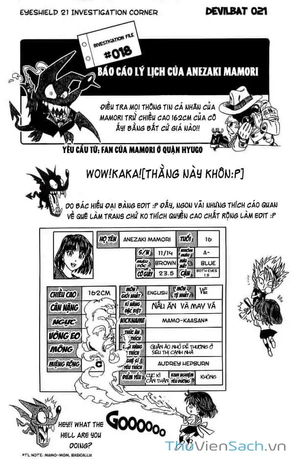 Truyện Tranh Lá Chắn Mắt - Eyeshield 21 trang 6