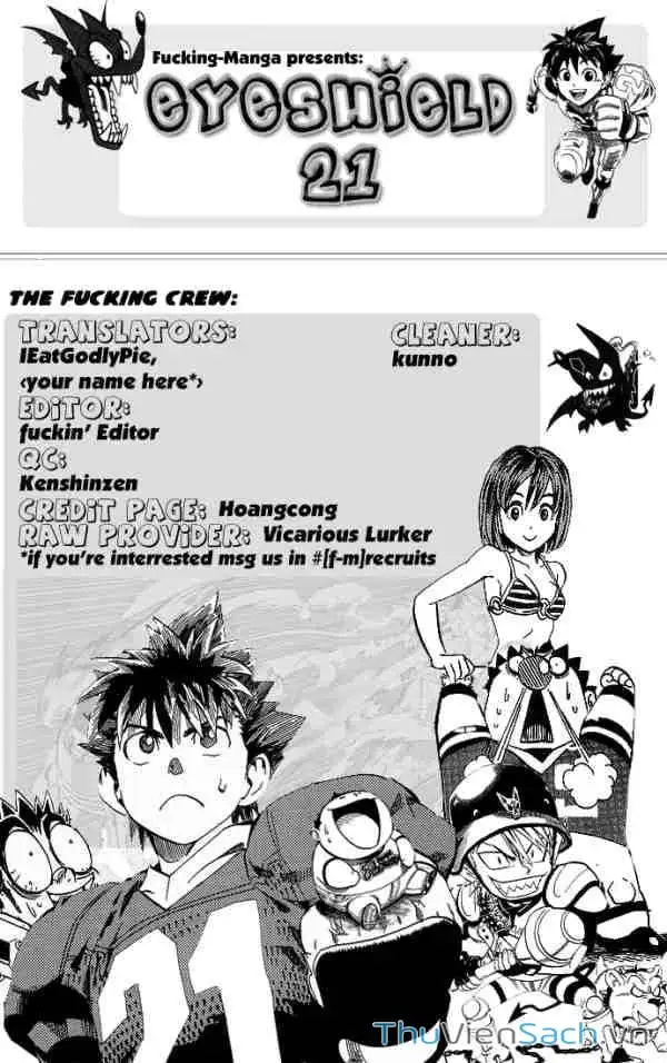 Truyện Tranh Lá Chắn Mắt - Eyeshield 21 trang 6