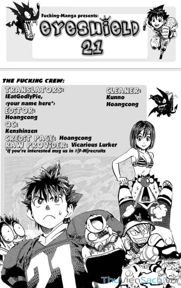 Truyện Tranh Lá Chắn Mắt - Eyeshield 21 trang 6
