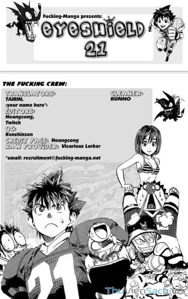 Truyện Tranh Lá Chắn Mắt - Eyeshield 21 trang 6