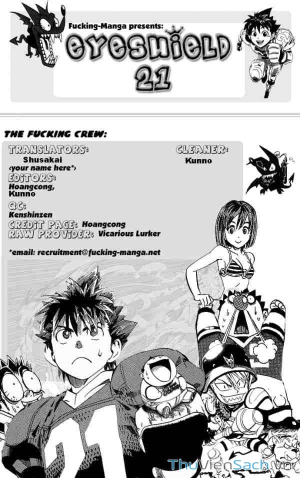 Truyện Tranh Lá Chắn Mắt - Eyeshield 21 trang 6